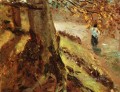 Troncos de árboles Romántico John Constable